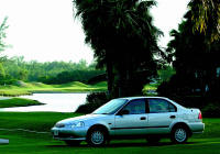Grand Cayman Car Rentals with Cico Avis Rent A Car, Picture example of the Intermidiate Honda Civic rental car