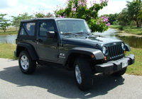Grand Cayman Car Rentals with Cico Avis Rent A Car, Picture example of Jeep Wrangler 4.2 Sport 4X4 Soft Top rental car